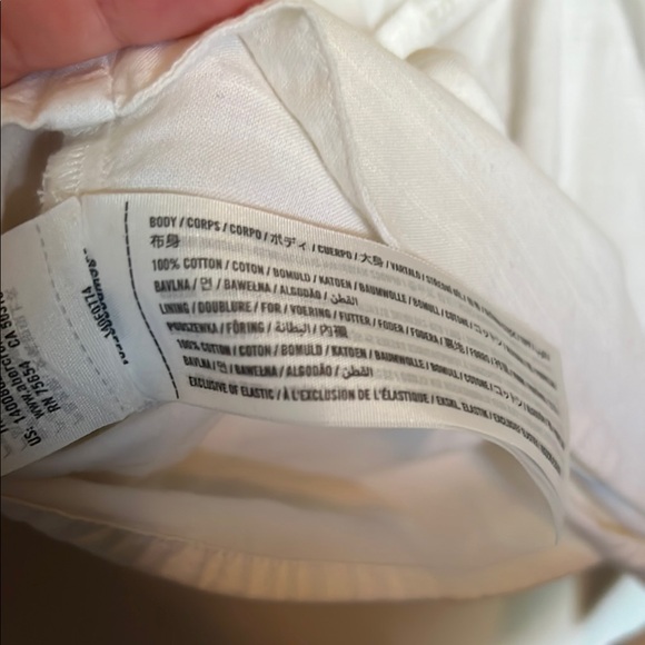 Abercrombie White Open Back Top - Picture 4 of 6